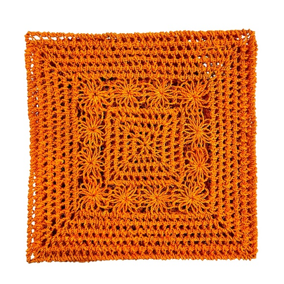 Williams Sonoma jute woven placemats orange NWT set of 4 fall🍁 pumpkin spice - Picture 2 of 8